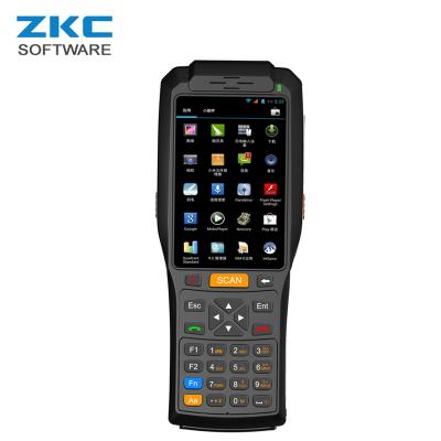 China ZKC PDA3506 Handheld Computer Quad Core 4G Android 5.1 Handheld PDA With Built-in Thermal Printer for sale