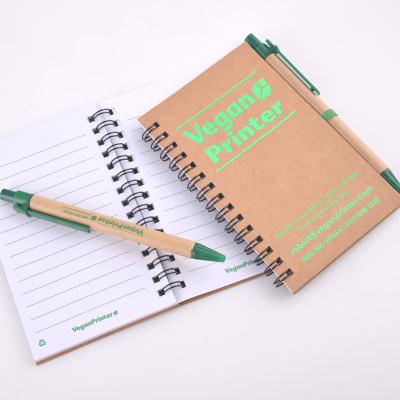 China Eco easy journaling notebook with pen for sale