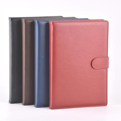 China High Quality Colorful Leather PU Cover Magnet Notepad Blank Journals Easy Writing for sale