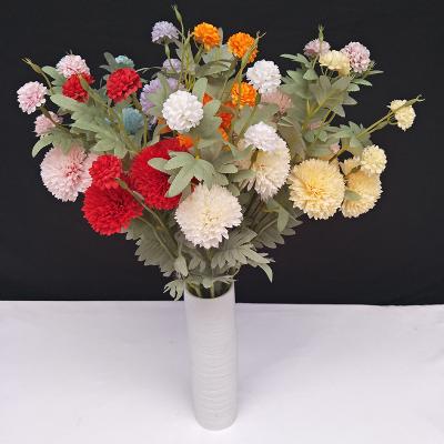 China Natural Wholesale Touch Chrysanthemum Decoration Artificial Flower Indoor Plants for sale