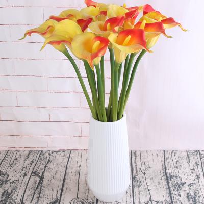 China Wholesale Natural Touch Real Touch Pilling Tulips Of Real PU And Artificial Calla Lilies Flower for sale