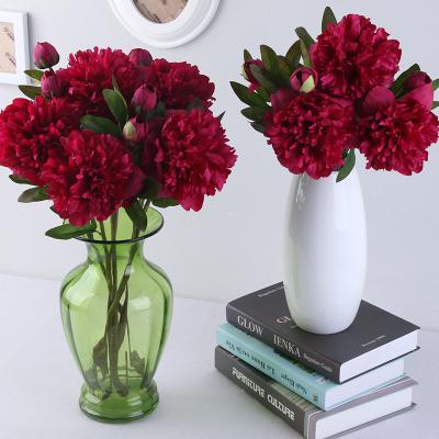 China Factory Wholesale High Quality Silk Artificial Flowers Silk Peonies Silk Peonies Artificial Flower Factory Chinese Big Peonies for sale