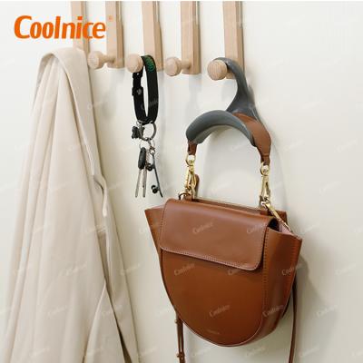 China New Sustainable Type Suction Bag Hook Removable Type Strong Transparent Adhesive PVC Strip Hook Special Purpose Bag for sale