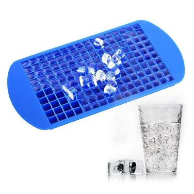 China Tiny Silicone Food Grade Ice Cube Trays Chocolate Mold Mold Maker 160 Grids Eco-friendly Small Ice Maker for Kitchen Bar Party Drinks for sale