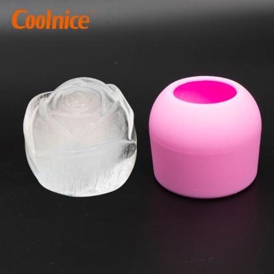 China 2020 Hot Selling 3D Design Custom Decorating Silicone Rose Flower Cake Mold Viable for sale