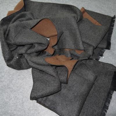 China Cheap Price Viscous Scarf Soft Double Sided Solid Color Scarf 30*180+2*2 for sale