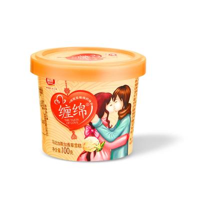 China Food Personalized Noodle Cup 14 15 16oz LeakResistant 420ml Rolls Paper Ice Cream Cups Containers for sale