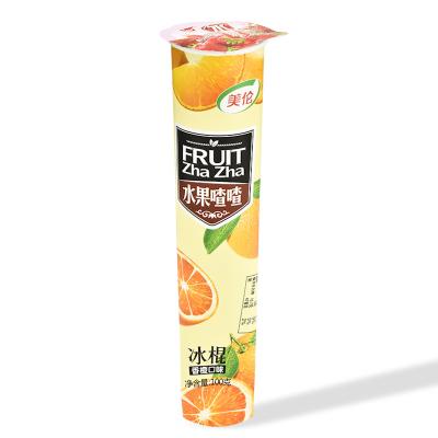 China Disposable Eco-Friendly Hot Selling Ice Lolly Tube Paper Ice Cream Cups Calippo Tube for sale