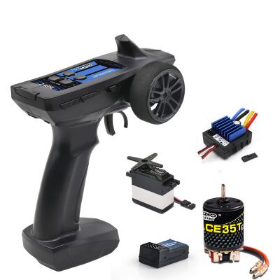 China RC Model P50 Turbo Racing 91805G-VT Kit 2.4GHz 4CH Radio Transmitter Remote Controller with ESC 15kg Servo 35T Motor for SCX10 Crawler for sale