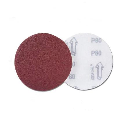 China General 2000# 100mm 115mm 125mm 150mm 180mm Metal Wood Wall Pait Aluminum Oxide Sandpaper Disc General Abrasive Grit 40# 60# 80# for sale