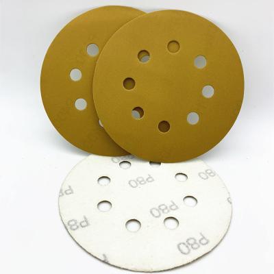 China General Metal Wood Wall Pait 5 Inch 8 Holes Hook And Loop Sanding Disc Grits 800/1000/1200/1500/2000 Wet/Dry Sandpaper Assorted Set 100pcs for sale