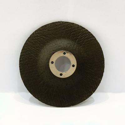 China Cloth and Resin 90mm Fiber 7+1 Layers of T27 Fin Disc Pad Holder with 2 Metal Rings for sale