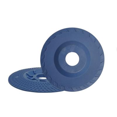 China PA6 Manufacturer China 170 Mm 107 Nylon Fin Disc Holder Nylon Plastic Pad With Blue Orange Yellow Colors for sale