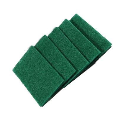 China Sustainable Faith Scrubbing Pad Abrasive Kitchen Cleaning Scrubber Green Dish Scrubber Heavy Duty for sale