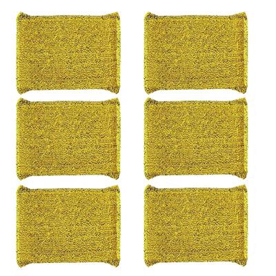 China Sustainable Wholesale Eco Friendly Kitchen Clean Scrub Power Sponge Scrubber Fiber Pads for sale