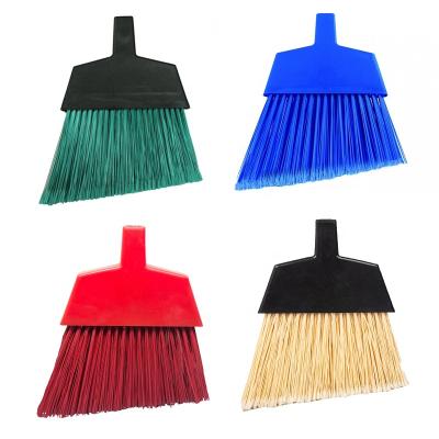 China Canadian Market Low Price Large Angle Broom Outdoor Cleaning Plastic Head for sale