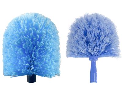 China Indoor& Factory manufactured outer cobweb brush head and extension cleaning pole combined with hanging bristle for sale