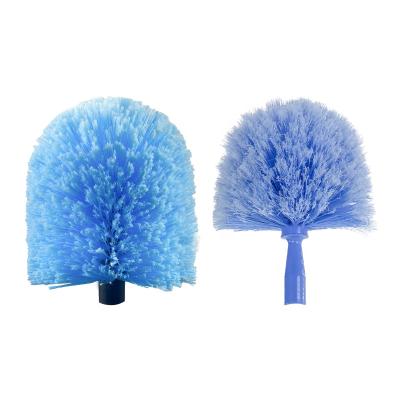 China Multiple Sustainable Cobweb Broom and Extension-Pole Combined with Medium-Stiff Bristles Lightweight Aluminum Pole Very Convenient to Use for sale