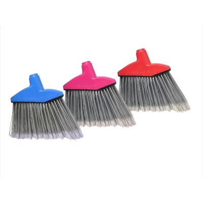 China Outdoor Angle Broom Factory Indoor Plastic Broom With Good Filament for sale