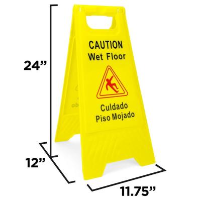 China Traffic Control Traffic Products Warning Wet Floor Warning Signs, Customized Plastic Wet Floor Caution Sign for sale