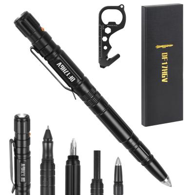 China Mini Portable Outdoors Multifunctional Multi 18Cm Pen Microblading Tool Multiblade Tool Pen With Lamp for sale