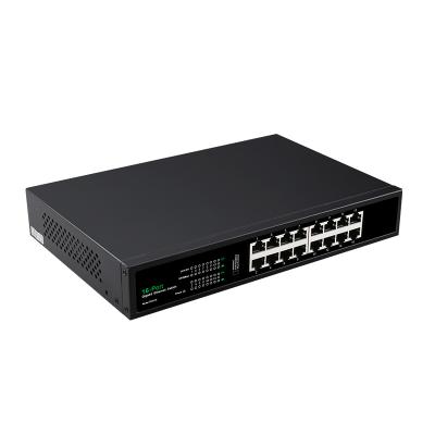 China LACP DIEWU 16 Ports 10/100/1000Mbps Network Switch Vlan Gigabit Switch &ethernet Switch for sale