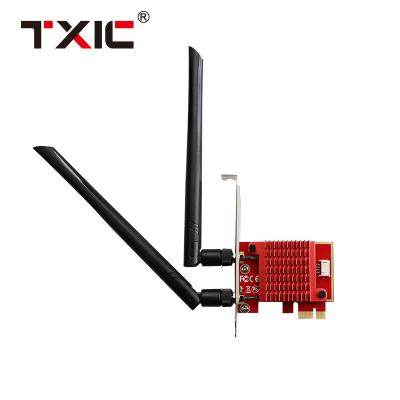 China Desktop Win 10 Supported 3000Mbps Pcie Wifi 3 Card AX200 Gigabit Network Card 5G Wifi 6 Dual Band Wireless Adapter for sale