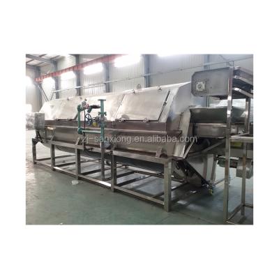 China High Efficiency New Design SPT-S Industrial Spiral Type Hot Water Blanching Machine For Aquatic Products for sale