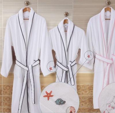 China Cheap Breathable Wholesale Cotton Hotel 100% Cotton Bathrobe/New Design Terry High Quality Hotel Or Home Bathrobe/Kids Bathrobe for sale