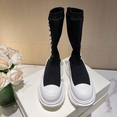 China Fashion Trend Designer High Quality Luxury Shoes Knitted Stretch Socks And Shoes 2022 New for sale