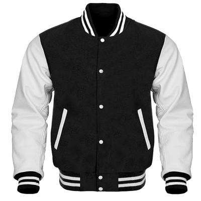 China 2021 Hot Cheap Sale Wholesale Viable Plus Size Bomber Baseball Sweater Jackets For Men for sale