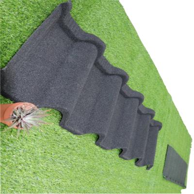 China Shingle Grooved Tiles Color Stone Coated Roofing Materials With Beautiful Design for sale