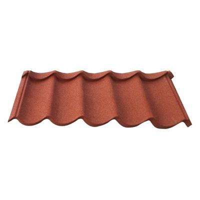 China Exterior Shingle Patio Roof Garden Double Rock Foshan Roofing Tiles Wave Tile for sale