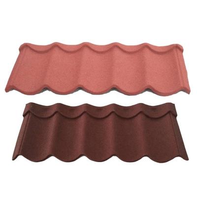 China Foshan Exterior Roofing Shingle Metal Garden Rock Tiles Zinc Roof Wave Tile for sale