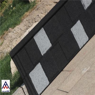 China New shingle design of hard quality stone coated roof tiles essent to type nice material for roofing for sale