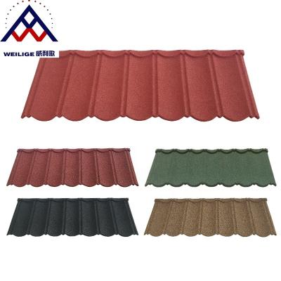 China Villa Classic Stone High Quality Stone Metal Roofing Tile Roof Tiles Classic Sheet Coated for sale