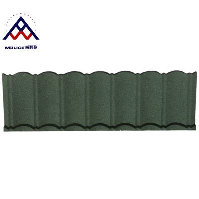 China New and Nice Classic Design of Stone Coated Corrugated Metal Roofing Tiles Terracotta with Durable Quality for Villa House for sale