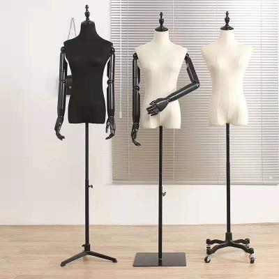 China Other Upper Body Female Dress Form Working Mannequin Torso With Adjustable for sale