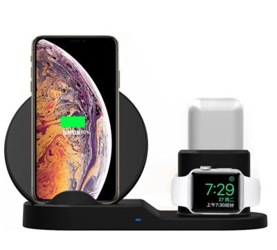 China Mobile Phone/Airpods/iWatch 2021 New Product Ideas 3 in 1 Fast Wireless Phone Charger N30 N35 3 in 1 Wireless Charger for sale