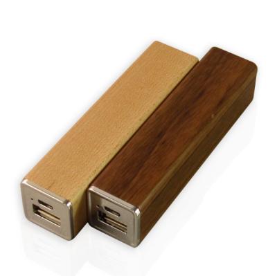 China 2018 8253 mini portable wooden gift power bank easy carry gift 2600mAh powerbank for cell phone 1200mAh/1500mAh/1800mAh/2000mAh for sale