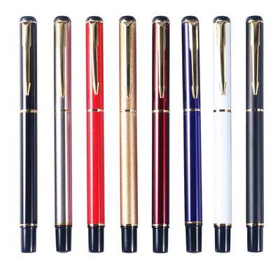 China Classic Glitter Business Metal Signature Pen Customized 801 Office Advertising Gift Treasure Pen With Printed LOGO for sale