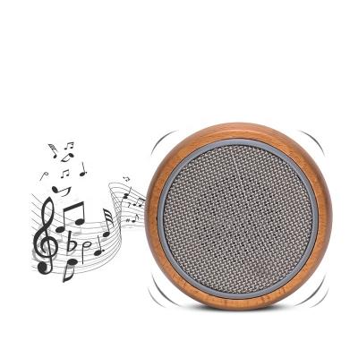 China Wooden Wireless Speaker Beech BT810 Portable Outdoor Portable Music Player With 650mAh Battery Capacity for sale