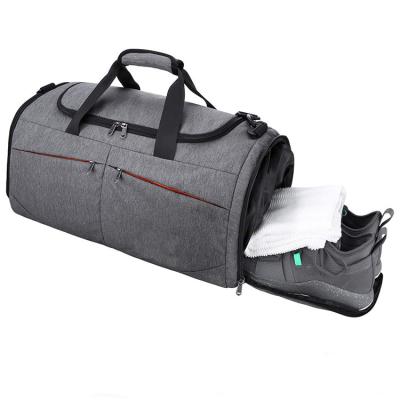 China Unisex Sports Gym Bag Travel Duffel Bag With Wet Pocket And Shoes Compartment Lightweight for sale