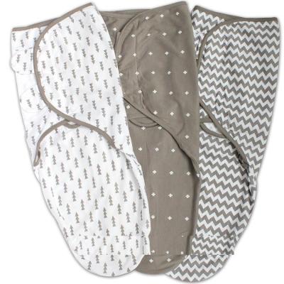 China Baby Gift Breathable Newborn Infant Adjustable 100% Cotton Sleep Sack Sling Wrap Covering Set for sale