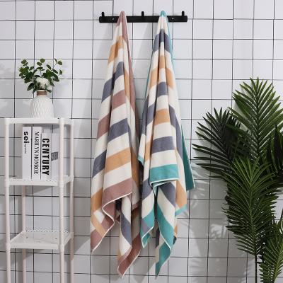 China Luxury 100% Cotton Bath Towels Home Hotel Home Use Thin Microfiber QUICK DRY Fun Large Chinese Made for sale