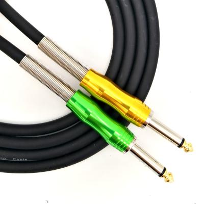 China SGC-07 Guitar Copper Instrumentation Cable for Electric Guitar and Bass Guitar with 10FT 20FT 30FT for sale