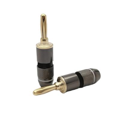 China audio & Video Gold Plated Connectors 4mm Banana Plug for sale