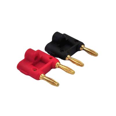 China audio & Dual Video Banana Plug Connector Gold Plated for sale