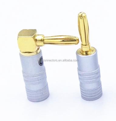 China audio & Video Banana Plug Connectors Gold Plated for sale