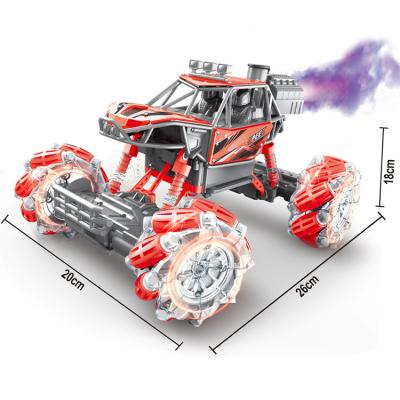 China RC Model Amazon 1:14 Scale Drift Car 4WD Drive Alloy Water Jet Remote Control Car 360 Degree High Speed ​​Climbing Car RC Spinning Toys for sale